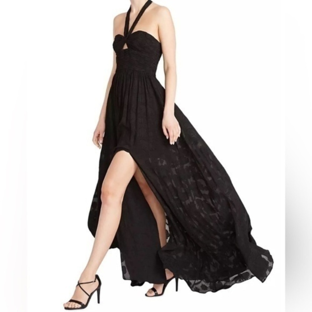 AMUR Lilyana Halter Maxi Dress
